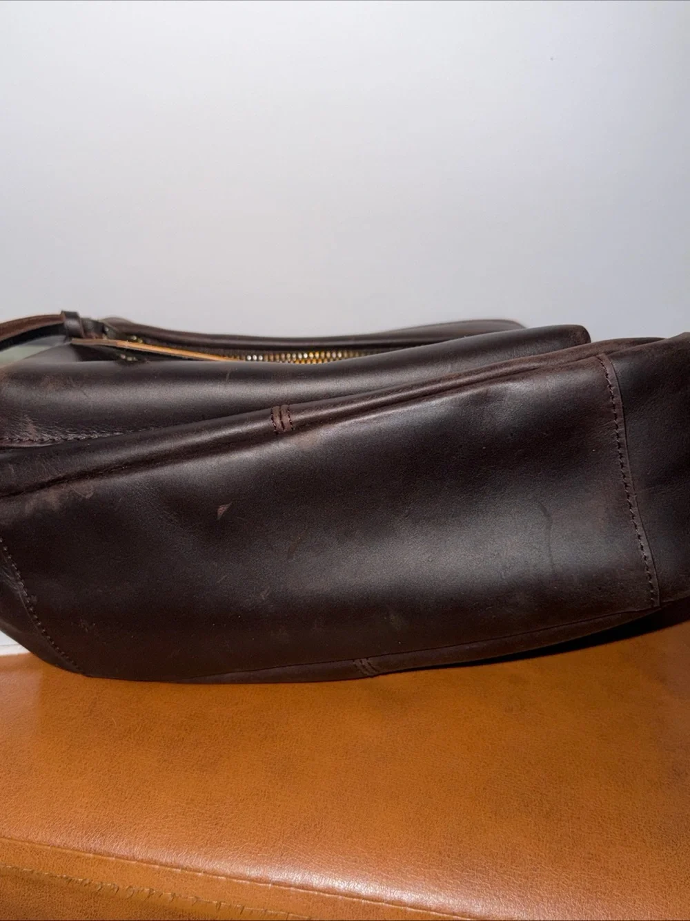 Baseballism Natalie Glove Leather Brown Backpack NWT